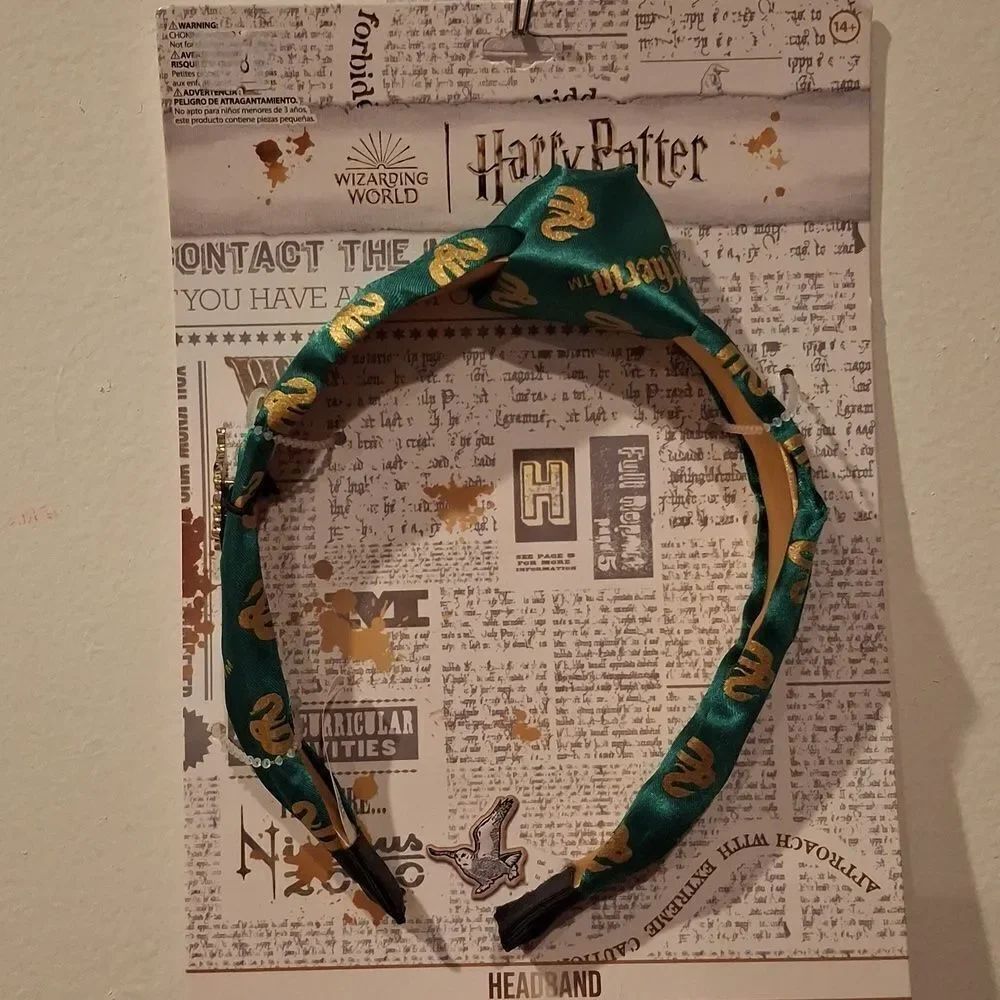 Slytherin Knotted Headband - Harry Potter - Green New